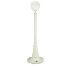 European Single White Globe Plug-in Outdoor Lantern Patio. Fixed Price $211.95.