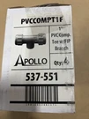 Apollo 1 In. X Pvc Compression Tee Fitting With Fip Branch (4-PACK). Fixed Price $29.99.