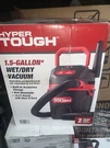 Hyper Tough 1.5 Gal 2 Hp Wet/dry Vacuum New In Box. Fixed Price $48.99.