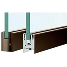 Crl Black Bronze Anodized Low Profile Door Rail Without Lock 35-3/4" Length. Fixed Price $276.85.