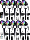 Sunvie 12W Rgb Landscape Lights - 10 Pack Low Voltage Led Outdoor. Fixed Price $179.99.