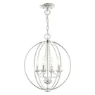 Arabella 4 Light Globe Convertible Chandelier Shabby Chic STYLE-18.5 Inches. Fixed Price $229.96.
