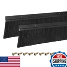 Uxcell 2PCS Door Bottom Brush Sweep H-shape Aluminum Alloy Base 3.1" Bristle. Fixed Price $79.32.