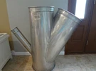 Nordfab Ducting 15" Dia, 3226-1514-213040 Qf Double Branch Degree 15-14-13-4. Fixed Price $89.00.