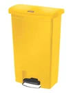 Rubbermaid Commercial Slim Jim Resin Step-on Container Front 13 Gal Yellow. Fixed Price $75.00.