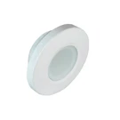 10-30V Round 2" Diameter Clear Lens White Housing Aluminum Boat Deck Light. Fixed Price $185.95.