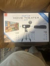 Ilive Pop-up Movie Theater Kit W/ Screen, Projector & Soundbar, THE2223BDL. Fixed Price $80.00.