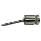 Heavy Duty Glass Railing Standoff 2 Cap X 3/4" Diameter - 316 Stainless Steel. Fixed Price $47.84.