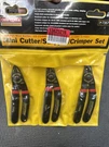 Sears Craftsman Usa Nos 3PC Mini Cutter Stripper Crimper Set 73579 Professional. Fixed Price $179.00.