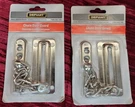 2X New Lot Defiant #70482 1000 054 194 Chain Door Guard W/fastener Satin Nickel. Fixed Price $14.99.