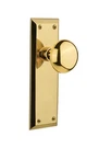 Nostalgic Warehouse New York Door Knob With Plate Polished Brass. Fixed Price $93.82.