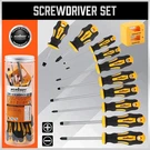 11-PIECES Magnetic Screwdriver Set 5 Phillips Flat Head Tips Magnetizer Tool. Fixed Price $11.99.