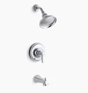Kohler K-TS10581-4-CP Bancroft Bath Tub/shower Trim Set Metal Polished Chrome. Fixed Price $279.99.