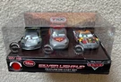 Cars Disney Store 3 Pk Silver Light Up Lewis Hamilton Mcqueen Miguel Camino Vhtf. Fixed Price $77.79.