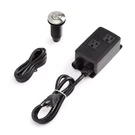 Signature Hardware Garbage Disposal Dual Outlet Sinktop Air Switch-chrome. Fixed Price $80.00.