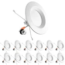 Recessed Can Lights 12 Pack 5/6" 14W To 90W Integrated Led Kit Color Dimmable. Fixed Price $279.72.
