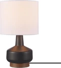 Elegant 17" Beige Ceramic Table Lamp With White Linen Shade For Home Cor. Fixed Price $90.99.