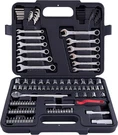 121 Piece Tool Set Socket Wrench Mechanics Automotive Repair Kit. Fixed Price $73.99.