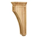 One Corbel - 3" X 6" 14" H Rubberwood Mission. Fixed Price $64.45.