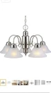 New Design House 511535 Millbridge Light 22"W Chandelier - Nickel. Fixed Price $75.00.