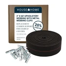 HOUSE2HOME Replacement Elastic Webbing Kit To Repair Sagging Couch, Chair, La.... Fixed Price $97.00.