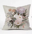 Iveta Abolina Antonia Square Throw Pillow Deny Designs: Botanical Shabby Chic. Fixed Price $19.99.