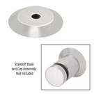Crl S0TP1BS 316 Brushed Stainless Steel 1" Trim Plate For Standoff Bases. Fixed Price $15.26.