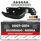 Driver Door Handle For Chevrolet Silverado, Gmc Sierra - Black, Plastic Fro.... Fixed Price $37.04.