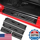 Smnuxwm 4PCS Car Door Sill Protector For Jeep Wrangler Jlu 2018-2025. Fixed Price $65.08.