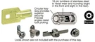 Keymatic Master Combination Change For Series Locks Brite Nickel Pl. Fixed Price $44.03.