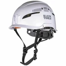 Klein Tools 60565 Safety Helmet, TYPE-2, Vented Class C, White. Fixed Price $89.99.