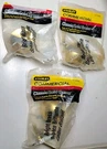 Lot Of 3 Stanley Commercial Brass Hi-rise Floor Doorstops 57-0002. Fixed Price $8.89.