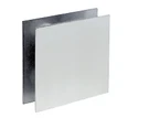 Crl N777 Polished Stainless Steel 7" Square Level 2 Bullet Resistant Speak-thru. Fixed Price $276.12.