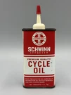 Vintage Schwinn Bicycle Handy Oiler Tin Can Gas Advertising. Fixed Price $24.95.