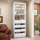 Open Box 21.3'' Freestanding Closet System With Wood Drawers & Storage Shelves. Fixed Price $129.99.