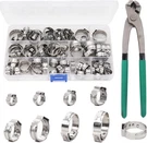 Binifimux Single Ear Hose Clamps, Oetiker 92PCS(6.0MM-22.6MM) Crimp Pipe. Fixed Price $28.82.