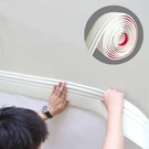 Paintable Baseboard Trim Peel And Stick Self-adhesive Design Vinyl Wall Bas.... Fixed Price $34.45.