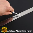 Gaahing Silver Stainless Steel Wall Molding Trim Peel And Stick 16.4FT X 1.6IN. Fixed Price $49.99.
