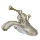 Kingston Brass KB3549BL 4" Centerset Bathroom Faucet,brushed Nickel/polished. Fixed Price $92.48.