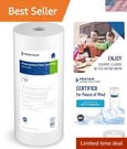 Pentair DGD-5005 Big Blue Water Filter, 10-INCH Whole House Sediment C.... Fixed Price $34.15.