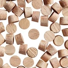 Widgetco 3/8" Oak Plugs, Face Grain, Woodworking Can Qty 100, Red. Fixed Price $39.54.