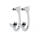 Everbilt Genevieve Chrome 1-TIER Metal Closet Rod Support BRACKET(2PK). Fixed Price $15.99.