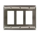 Amerock Nickel 3-GANG Decorator/rocker Wall Plate (1-PACK). Fixed Price $12.99.