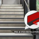 Lunghaa Peel And Stick Anti-slip Nosing Staircase Edge Protector 5M, Black. Fixed Price $7.78.