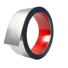 Funyfa 20FT Metal Wall Trim,peel And Stick X 2INCH, Brushed Silver. Fixed Price $36.90.