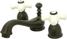 Kingston Brass KS3955PX Lavatory Faucet Widespread Oil Rubbed Bronze #268. Fixed Price $83.33.