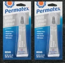 2 Pack Permatex 80345 White Lithium Grease 1.5 Oz.. Fixed Price $15.99.