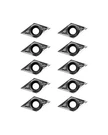 10PCS DCGT32.50 DCGT11T302 Carbide Turning Inserts For Aluminum, Replacement .... Fixed Price $49.70.