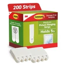 Command Lb Medium Picture Hanging 100 Pairs 200 Strips, Damage-free.... Fixed Price $71.81.