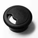 Electriduct GR-DG230-5PK-BK Round Plastic 2.375" Desk Grommet- Black. Fixed Price $25.79.